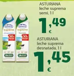 HiperDino Asturiana leche suprema semi oferta