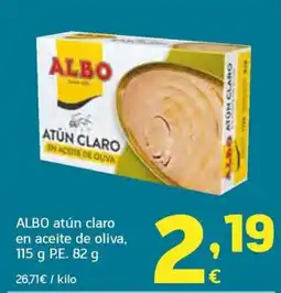 HiperDino Albo atún claro oferta