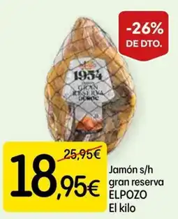 Dialprix Elpozo jamón s/h gran reserva oferta