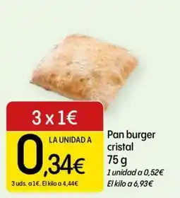 Dialprix Pan burger cristal oferta
