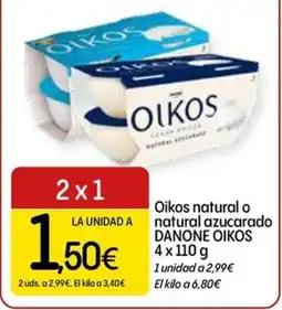 Dialprix Oikos natural o natural azucarado oferta
