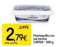 Dialprix Lurpak mantequilla con sal tarrina oferta