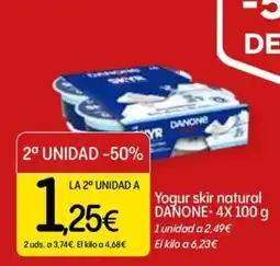 Dialprix Danone yogur skir natural oferta