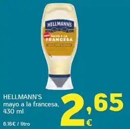 HiperDino Hellmann's mayo a la francesa oferta