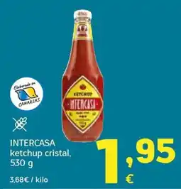 HiperDino Intercasa ketchup cristal oferta
