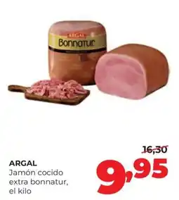 Alimerka Argal jamón cocido extra bonnatur oferta