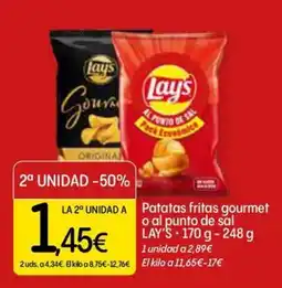 Dialprix Lay's patatas fritas gourmet o al punto de sal oferta