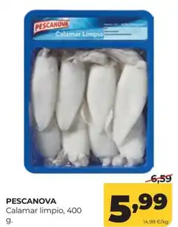 Alimerka Pescanova calamar limpio oferta