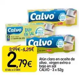 Dialprix Calvo atún claro en aceite de oliva oferta