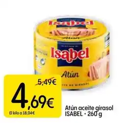 Dialprix Isabel atún aceite girasol oferta