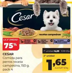 Alimerka Cesar comida para perros receta campesina oferta