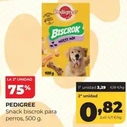 Alimerka Pedigree snack biscrok para perros oferta