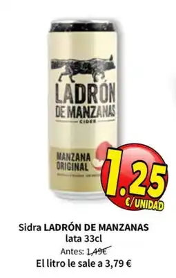 SPAR Ladrón de manzanas sidra oferta