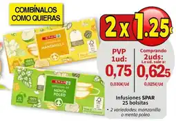 SPAR Infusiones SPAR oferta