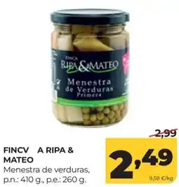 Alimerka Finca Ripa & Mateo menestra de verduras oferta