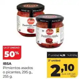 Alimerka Ibsa pimientos asados o picantes oferta