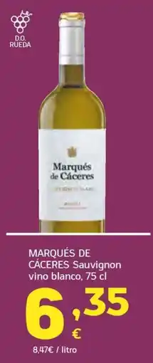 HiperDino Marqués de Cáceres Sauvignon oferta