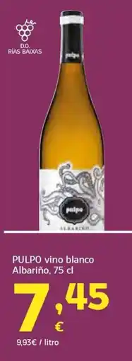 HiperDino Pulpo vino blanco oferta