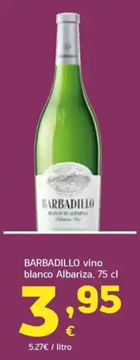 HiperDino Barbadillo vino blanco Albariza oferta