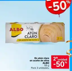 Carrefour Market Albo atún claro en aceite de oliva oferta