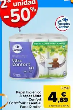 Carrefour Market Carrefour Essential papel higiénico oferta
