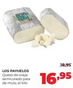 Alimerka Los Payuelos Queso de oveja semicurado pata de mulo oferta