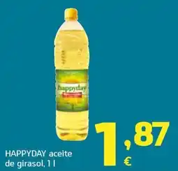 HiperDino Happyday aceite de girasol oferta