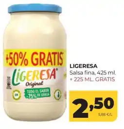 Alimerka Ligeresa salsa fina oferta