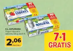 Alimerka C.L. Asturiana yogur natural o sabores oferta