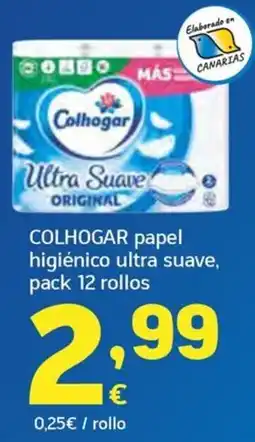 HiperDino Colhogar papel higiénico ultra suave oferta