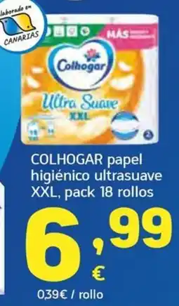HiperDino Colhogar papel higiénico ultrasuave XXL oferta