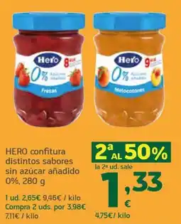 HiperDino Hero confitura distintos sabores oferta