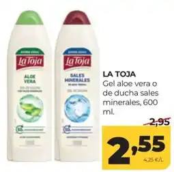 Alimerka La Toja gel aloe vera o de ducha sales minerales oferta