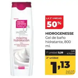 Alimerka Hidrogenesse gel de baño hidratante oferta