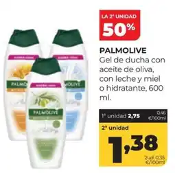 Alimerka Palmolive gel de ducha con aceite de oliva, con leche y miel o hidratante oferta