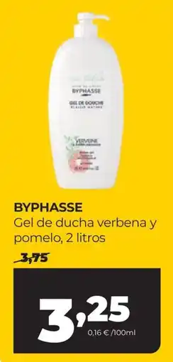 Alimerka BYPHASSE gel de ducha verbena y pomelo oferta