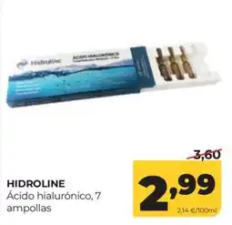 Alimerka Hidroline Ácido hialurónico oferta