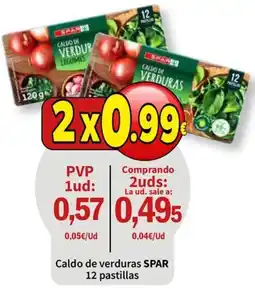 SPAR SPAR Caldo de verduras oferta