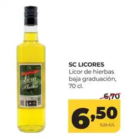 Alimerka SC LICORES Licor de hierbas baja graduación oferta
