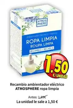 SPAR atmosphere ropa limpia oferta