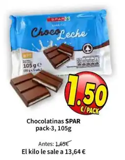 SPAR Chocolatinas SPAR oferta
