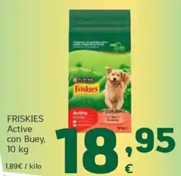 HiperDino Friskies Active con Buey oferta
