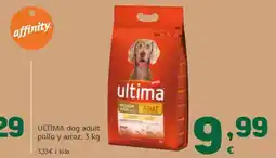 HiperDino ultima dog adult pollo y arroz oferta