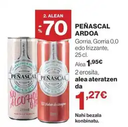 El Corte Inglés Peñascal ardoa oferta