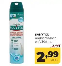 Alimerka Sanytol ambientador 3 oferta