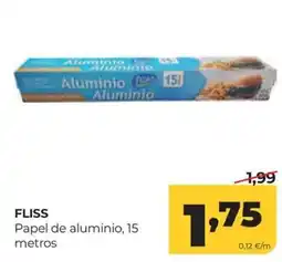 Alimerka Fliss papel de aluminio oferta