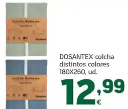HiperDino Dosantex colcha distintos colores oferta