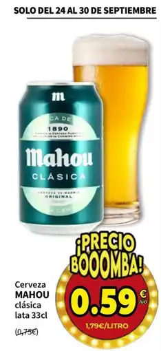 SPAR Mahou clásica oferta