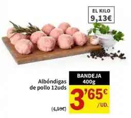 SPAR Albóndigas de pollo oferta