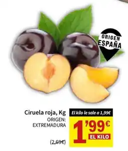 SPAR Ciruela roja oferta